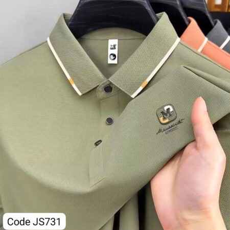 Premium China Fabric Half Sleeve Polo Shirt For Men
