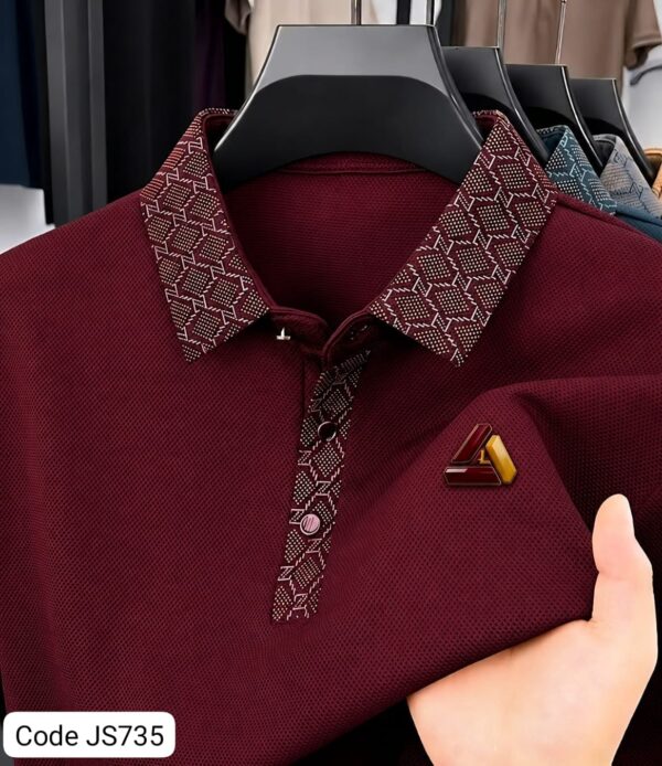 Premium China Fabric Half Sleeve Polo Shirt For Men