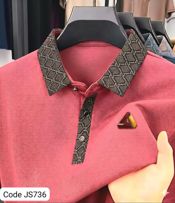 Premium China Fabric Half Sleeve Polo Shirt For Men